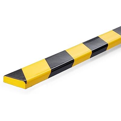 Durable Oppervlaktebeschermingsprofiel S10, 5 stuks, geel/zwart, 1107130 Zelfklevend stootprofiel van 1 m, polyurethaanschuim, signaleert gevaren op muren en vlakke oppervlakken Durable Oppervlaktebeschermingsprofiel S10, 5 stuks, geel/zwart, 1107130 Zelfklevend stootprofiel van 1 m, polyurethaanschuim, signaleert gevaren op muren en vlakke oppervlakken