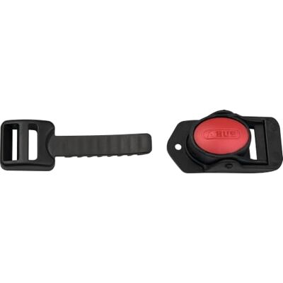 ABUS Boucle Mentonnière avec Cliquet S/M Noire Pièce de Rechange Boucle à cliquet réglable pour casques vélo, fixation facile, confort élevé, matériau doux, noir ABUS Boucle Mentonnière avec Cliquet S/M Noire Pièce de Rechange Boucle à cliquet réglable pour casques vélo, fixation facile, confort élevé, matériau doux, noir