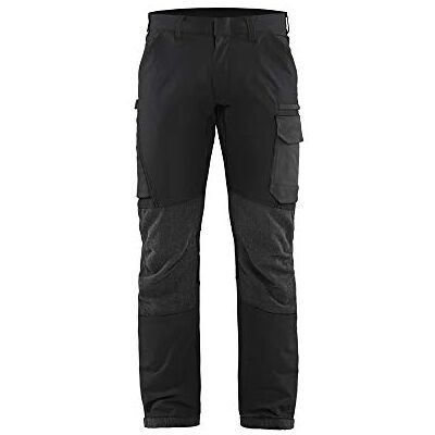 BLÅKLÄDER Blaklader 142216459998C152 Pantalon de travail stretch 4 voies Noir/gris foncé Taille C152 BLÅKLÄDER Blaklader 142216459998C152 Pantalon de travail stretch 4 voies Noir/gris foncé Taille C152