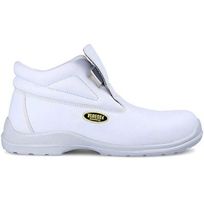 Paredes Botte de sécurité MURS, Arola microfibre blanche, S2 SRC Paredes Botte de sécurité MURS, Arola microfibre blanche, S2 SRC