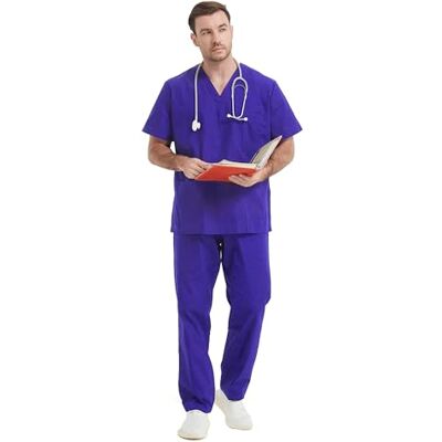 MISEMIYA Ensemble Uniformes Unisexe Blouse Uniforme Médical avec Haut et Pantalon Ref.6801-6802 MISEMIYA Ensemble Uniformes Unisexe Blouse Uniforme Médical avec Haut et Pantalon Ref.6801-6802