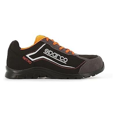 SPARCO S0752238NRGR Chaussures de sécurité de travail, multicolore (noir/gris), 38 EU, 1 pièce SPARCO S0752238NRGR Chaussures de sécurité de travail, multicolore (noir/gris), 38 EU, 1 pièce