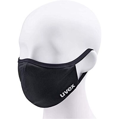 Uvex Face Mask-Masque Facial, Juicy Peach, S/M (51-57 cm) Unisex-Adult, Noir, S/M (51-57 cm) Uvex Face Mask-Masque Facial, Juicy Peach, S/M (51-57 cm) Unisex-Adult, Noir, S/M (51-57 cm)
