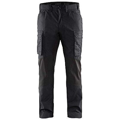 BLÅKLÄDER Blaklader 14591845 Service Pantalon Stretch, Noir, taille C58 BLÅKLÄDER Blaklader 14591845 Service Pantalon Stretch, Noir, taille C58