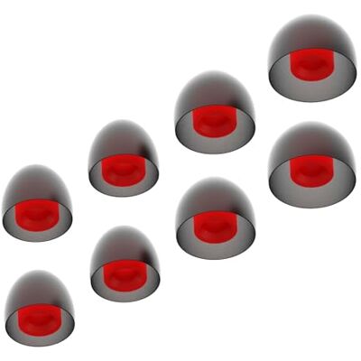 SACCATER Bouchons d'oreille en forme de campanule Réutilisables En silicone ultra doux Pour bouchons d'oreille Réduction du bruit XS/S/M/L SACCATER Bouchons d'oreille en forme de campanule Réutilisables En silicone ultra doux Pour bouchons d'oreille Réduction du bruit XS/S/M/L