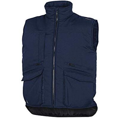 Deltaplus Delta Plus SIER2BMTM Sierra2 Lot de 20 gilets multi-poches en polyester/coton Taille M Bleu marine Deltaplus Delta Plus SIER2BMTM Sierra2 Lot de 20 gilets multi-poches en polyester/coton Taille M Bleu marine