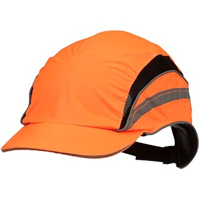 3M ™ First Base™ 3 Casquette antiheurt 2021874, Classic, haute visibilité, orange, visière réduite, 55 mm 3M ™ First Base™ 3 Casquette antiheurt 2021874, Classic, haute visibilité, orange, visière réduite, 55 mm