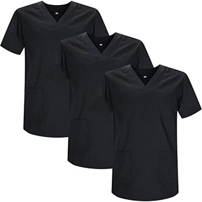 MISEMIYA Pack 3 Pcs SANITAIRE CASACA Unisexe Uniformes SANITAIRES Uniforme SANITAIRE Uniforme MEDICALE Réf 817 * 3, Noir 21, 3XL MISEMIYA Pack 3 Pcs SANITAIRE CASACA Unisexe Uniformes SANITAIRES Uniforme SANITAIRE Uniforme MEDICALE Réf 817 * 3, Noir 21, 3XL
