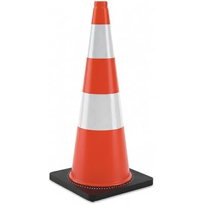 Relaxdays Flèche de signalisation, 75 cm, réfléchissante, PVC & caoutchouc, haute visibilité, orange-argent Relaxdays Flèche de signalisation, 75 cm, réfléchissante, PVC & caoutchouc, haute visibilité, orange-argent