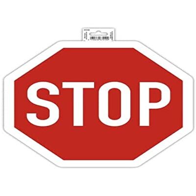 EXACOMPTA Réf. 67010E 1 panneau adhésif STOP En PVC traité anti-dérapant et résistant aux UV Dimensions du panneau : 30 x 30 cm Coloris rouge EXACOMPTA Réf. 67010E 1 panneau adhésif STOP En PVC traité anti-dérapant et résistant aux UV Dimensions du panneau : 30 x 30 cm Coloris rouge