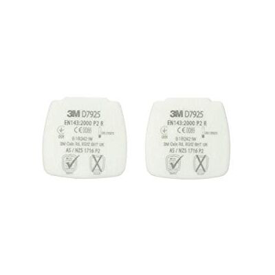 3M Secure Click P2 R D7925 Filtre à particules remplaçable 3M Secure Click P2 R D7925 Filtre à particules remplaçable