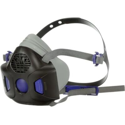 3M Demi-masque réutilisable Secure Click avec membrane phonique, HF-802SD, moyen 3M Demi-masque réutilisable Secure Click avec membrane phonique, HF-802SD, moyen