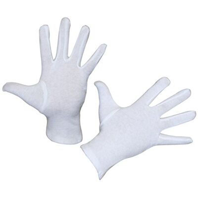 Kerbl Dermatex 29727/6 Lot de 6 gants en coton blanchi pour homme (10) Blanc Kerbl Dermatex 29727/6 Lot de 6 gants en coton blanchi pour homme (10) Blanc