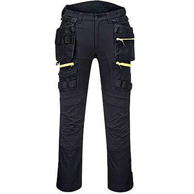 Portwest Pantalon DX4 poches ottantes démontables pour homme, Couleur: Noir, Taille: 32, DX440BKR32 Portwest Pantalon DX4 poches ottantes démontables pour homme, Couleur: Noir, Taille: 32, DX440BKR32