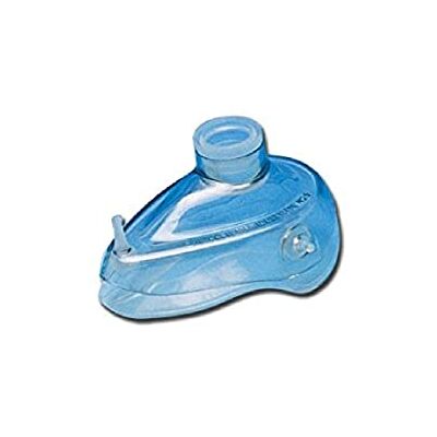 GIMA Masque en silicone, Autoclavable 40 fois, Taille n. 5 adulte grand, sans latex, 1 pièce. GIMA Masque en silicone, Autoclavable 40 fois, Taille n. 5 adulte grand, sans latex, 1 pièce.