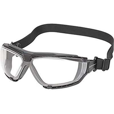 Deltaplus GOSPTIN Lunettes monobloc en polycarbonate Incolore Taille réglable Deltaplus GOSPTIN Lunettes monobloc en polycarbonate Incolore Taille réglable