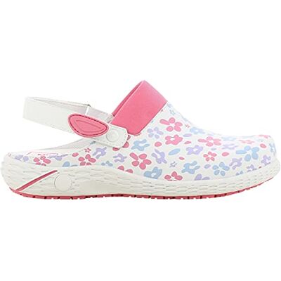 SAFETY JOGGER Chaussures de travail pour femme Chaussures de travail légères et confortables avec fermeture Velcro, idéales pour l'entretien, la cuisine ou l'intérieur, antidérapantes et amortissant les chocs Sabots de sécurité, Rose, 38 EU SAFETY JOGGER Chaussures de travail pour femme Chaussures de travail légères et confortables avec fermeture Velcro, idéales pour l'entretien, la cuisine ou l'intérieur, antidérapantes et amortissant les chocs Sabots de sécurité, Rose, 38 EU