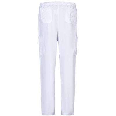 MISEMIYA Pantalon taille basse avec cordon de serrage standard classique pour le travail Hôpital nettoyage vétérinaire SANIDAD HOSTELERIIE Ref-Q8114, blanc, S MISEMIYA Pantalon taille basse avec cordon de serrage standard classique pour le travail Hôpital nettoyage vétérinaire SANIDAD HOSTELERIIE Ref-Q8114, blanc, S