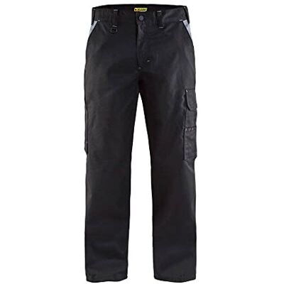 BLÅKLÄDER Blaklader 14041800 Pantalons pour l'industrie, Noir/Gris, taille C44 BLÅKLÄDER Blaklader 14041800 Pantalons pour l'industrie, Noir/Gris, taille C44