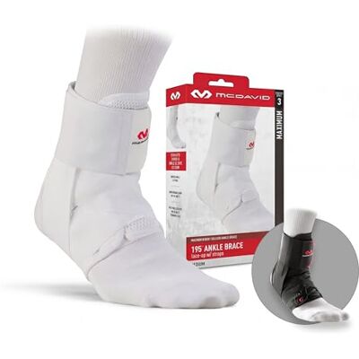 McDavid Ultralite Chevillère pour homme Blanc Taille M = 42,5-44,5 McDavid Ultralite Chevillère pour homme Blanc Taille M = 42,5-44,5