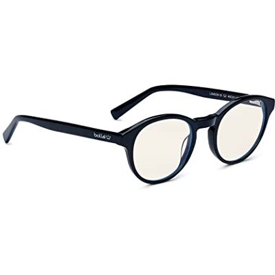 bollé Safety PRBLOND10C LONDON Lunettes de lecture, 2 Contres, Lentille PC Incolore, Technologie PRB420, Bloqueur de lumière bleue, monture en acétate noir brillant pour unisexe bollé Safety PRBLOND10C LONDON Lunettes de lecture, 2 Contres, Lentille PC Incolore, Technologie PRB420, Bloqueur de lumière bleue, monture en acétate noir brillant pour unisexe