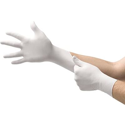 Ansell VersaTouch 92-205 Gants Jetables en Nitrile, Non Poudrés, Protection Multiusage, Alimentaire, Chimique et Mécanique, Sécurité Industrielle, Sans Latex, Blanc, Taille L (100 Gants) Ansell VersaTouch 92-205 Gants Jetables en Nitrile, Non Poudrés, Protection Multiusage, Alimentaire, Chimique et Mécanique, Sécurité Industrielle, Sans Latex, Blanc, Taille L (100 Gants)