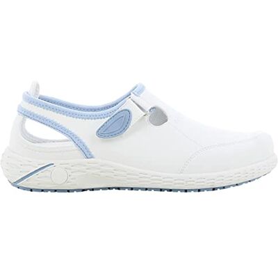 SAFETY JOGGER Chaussures de construction Lina unisexes, blanc/bleu, 41 EU SAFETY JOGGER Chaussures de construction Lina unisexes, blanc/bleu, 41 EU