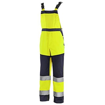 texxor Salopette haute visibilité « Buffalo » 4336-64 Taille 64 Jaune avertisseur/bleu marine texxor Salopette haute visibilité « Buffalo » 4336-64 Taille 64 Jaune avertisseur/bleu marine