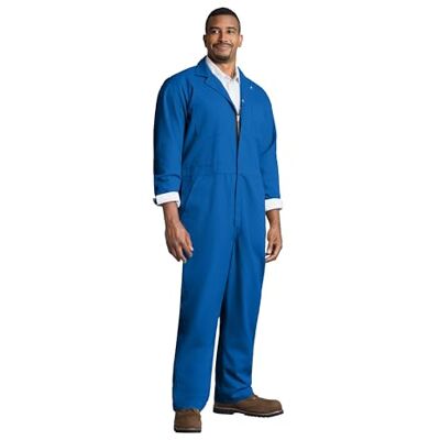 Red Kap Combinaison à manches longues en sergé pour homme, bleu électrique, 42 Long Red Kap Combinaison à manches longues en sergé pour homme, bleu électrique, 42 Long