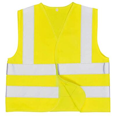 Portwest Gilet haute visibilité pour enfants, taille : M, couleur : jaune, JN14YERM Portwest Gilet haute visibilité pour enfants, taille : M, couleur : jaune, JN14YERM