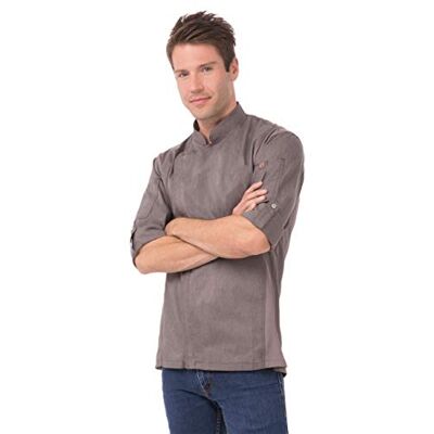 Chef Works BCLZ008GPGXS Veste de chef pour homme Gris graphite Taille XS Chef Works BCLZ008GPGXS Veste de chef pour homme Gris graphite Taille XS