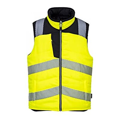Portwest PW374 Bodywarmer Réversible Haute visibilité PW3 Polycoton Zippé Portwest PW374 Bodywarmer Réversible Haute visibilité PW3 Polycoton Zippé