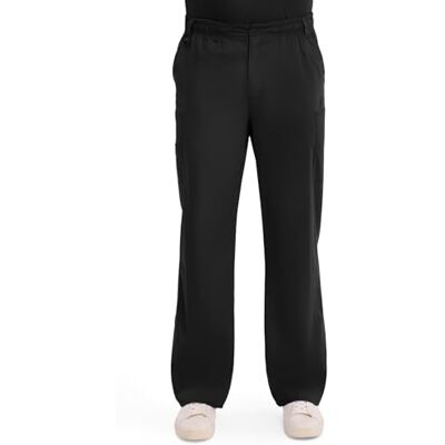 Dickies Women's Petite EDS Signature Scrubs Missy Fit Pull-on Cargo Pant, Noir, XL Dickies Women's Petite EDS Signature Scrubs Missy Fit Pull-on Cargo Pant, Noir, XL