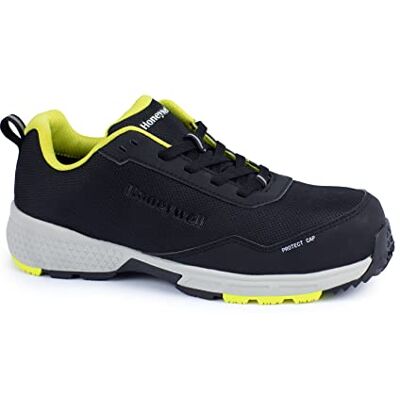Honeywell Chaussures de sécurité au travail Agile Starter S1P SRC pour hommes et femmes, coupe basse, embout en fibre de verre, semelle extérieure en caoutchouc, jaune, taille 3 UK, 6250126-35 Honeywell Chaussures de sécurité au travail Agile Starter S1P SRC pour hommes et femmes, coupe basse, embout en fibre de verre, semelle extérieure en caoutchouc, jaune, taille 3 UK, 6250126-35