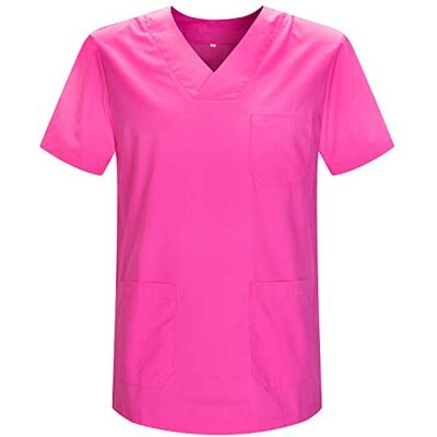 MISEMIYA CASACA UNISEX MÉDICO ENFERMERA UNIFORME LIMPIEZA LABORAL ESTÉTICA DENTISTA VETERINARIA SANITARIO HOSTELERÍA Ref.817 L, Rosa MISEMIYA CASACA UNISEX MÉDICO ENFERMERA UNIFORME LIMPIEZA LABORAL ESTÉTICA DENTISTA VETERINARIA SANITARIO HOSTELERÍA Ref.817 L, Rosa