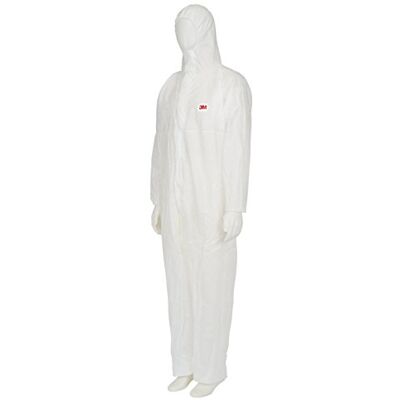 3M Combinaison de Sécurité avec Capuchon, en Polypropylène, Blanc, Taille M 3M Combinaison de Sécurité avec Capuchon, en Polypropylène, Blanc, Taille M