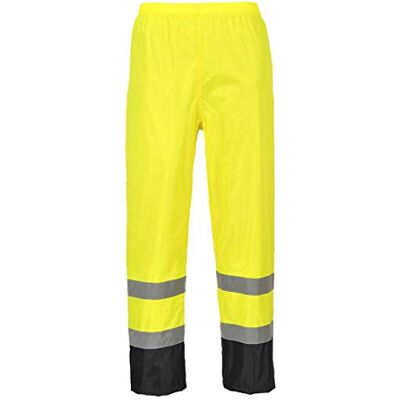 Portwest H444YBR4XL Pantalon de pluie contrasté classique avec protection anti-pluie 4XL Portwest H444YBR4XL Pantalon de pluie contrasté classique avec protection anti-pluie 4XL