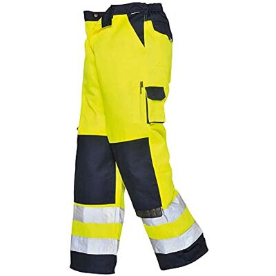 Portwest Lyon TX51YNRXXL Pantalon haute visibilité Taille XXL Jaune/bleu marine Portwest Lyon TX51YNRXXL Pantalon haute visibilité Taille XXL Jaune/bleu marine