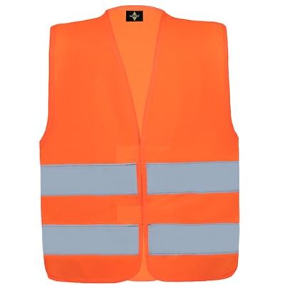 Korntex Gilet de sécurité Standard pour Enfant, Orange, Taille XS Korntex Gilet de sécurité Standard pour Enfant, Orange, Taille XS