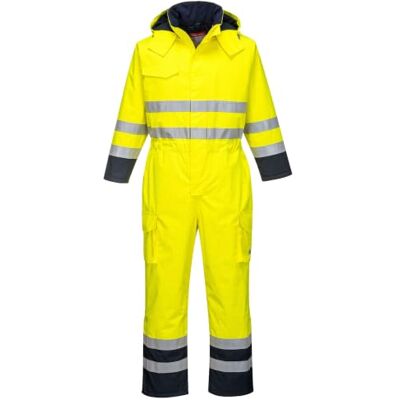 Portwest S775 Combinaison de pluie Bizflame Capuche Amovible Zippé Ignifuge Jaune/Marine, S, EN ISO 20471 Classe 3, EN ISO 14116, EN 343, Panneaux Contrastant, Coutures Renforcées, Boucles Radio Portwest S775 Combinaison de pluie Bizflame Capuche Amovible Zippé Ignifuge Jaune/Marine, S, EN ISO 20471 Classe 3, EN ISO 14116, EN 343, Panneaux Contrastant, Coutures Renforcées, Boucles Radio