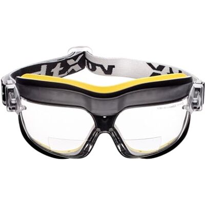 voltX 'DEFENDER' Lunettes Masques de Protection, BIFOCALES, Safety Goggles (Transparentes +3.0 dioptrie) Certifiées CE EN166FT, Revêtement anticondensation voltX 'DEFENDER' Lunettes Masques de Protection, BIFOCALES, Safety Goggles (Transparentes +3.0 dioptrie) Certifiées CE EN166FT, Revêtement anticondensation