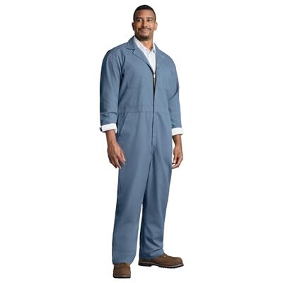 Red Kap Combinaisons utilitaires de travail pour hommes, facteur bleu, 60 grande longueur Red Kap Combinaisons utilitaires de travail pour hommes, facteur bleu, 60 grande longueur