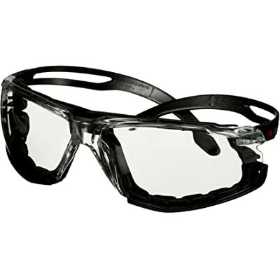SecureFit 3M 500 Lunettes de sécurité, monture noire, mousse, revêtement antibuée/antirayure Scotchgard (K&N), optique transparente, SF501SGAF-BLK-FM-EU SecureFit 3M 500 Lunettes de sécurité, monture noire, mousse, revêtement antibuée/antirayure Scotchgard (K&N), optique transparente, SF501SGAF-BLK-FM-EU
