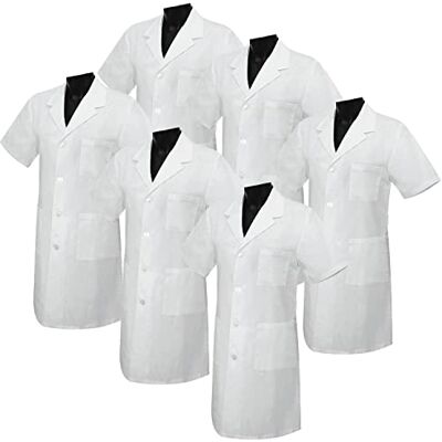 MISEMIYA Pack de 6 unités Casaca sanitaire unisexe médicale infirmière uniforme sanitaire, Manches courtes, M MISEMIYA Pack de 6 unités Casaca sanitaire unisexe médicale infirmière uniforme sanitaire, Manches courtes, M