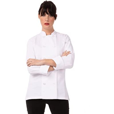 Chef Works Veste de chef Le Mans pour femme, blanc, S Chef Works Veste de chef Le Mans pour femme, blanc, S