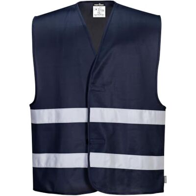 Portwest F474 Gilet Iona Bande Réfléchissante Coupe Ample Léger Respirant Marine, S/M, EN 17353 Type B3, Polyester, Lavable en Machine, Durable, Auto-Agrippant, Fermeture par Bandes Portwest F474 Gilet Iona Bande Réfléchissante Coupe Ample Léger Respirant Marine, S/M, EN 17353 Type B3, Polyester, Lavable en Machine, Durable, Auto-Agrippant, Fermeture par Bandes