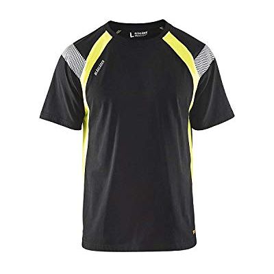 BLÅKLÄDER Blaklader 33321030 T-shirt Noir/Jaune Taille L BLÅKLÄDER Blaklader 33321030 T-shirt Noir/Jaune Taille L