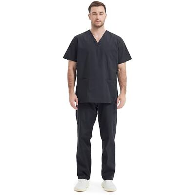 MISEMIYA Ensemble Uniformes Unisexe Blouse Uniforme Médical avec Haut et Pantalon Ref.6801-6802 MISEMIYA Ensemble Uniformes Unisexe Blouse Uniforme Médical avec Haut et Pantalon Ref.6801-6802