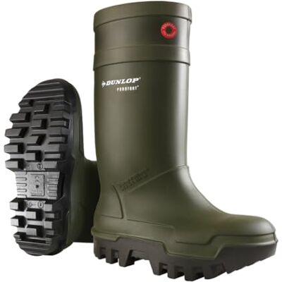 Dunlop Purofort Thermo+ Bottes de sécurité hommes et femmes -Bottes d'hiver–Embout en acier Imperméable Isolé Legér Doublées Résistant aux produits chimiques – Vert/Noir – Pointures 37/38 Dunlop Purofort Thermo+ Bottes de sécurité hommes et femmes -Bottes d'hiver–Embout en acier Imperméable Isolé Legér Doublées Résistant aux produits chimiques – Vert/Noir – Pointures 37/38