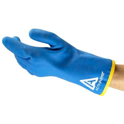 Ansell ActivArmr 97-681 Gants de Travail Hiver, Resistance Thermique et Grip en Basse Température et Exterieur, Protection Froid, Homme Femme, Waterproof, Taille M (1 Paire) Ansell ActivArmr 97-681 Gants de Travail Hiver, Resistance Thermique et Grip en Basse Température et Exterieur, Protection Froid, Homme Femme, Waterproof, Taille M (1 Paire)